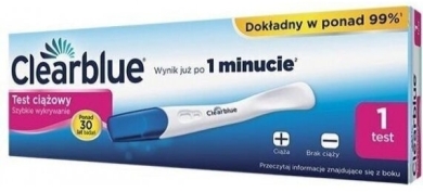 CLEARBLUE test ciążowy CB11 1 sztuk