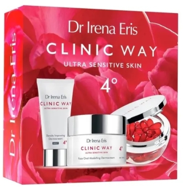 CLINIC WAY zestaw 60+ krem na dzień 50ml + krem na noc 30ml + kapsułki 30 sztuk