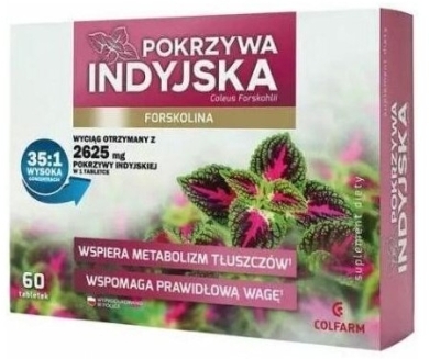 COLFARM Pokrzywa Indyjska 60 tabletek 