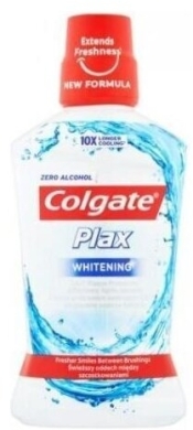 COLGATE PLAX Płyn do płukania ust Whitening 500ml