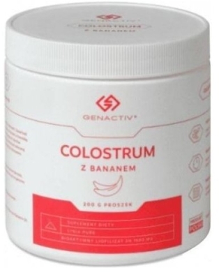 COLOSTRUM Z BANANEM GENACTIV (Colostrigen), proszek, puszka 200 g