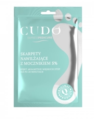 CUDO EXPRESS PEDICURE Nawilżające skarpety- maska do stóp z mocznikiem 5%