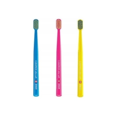 CURAPROX CS 5460 Szczoteczka do zębów ULTRA SOFT 1 sztuka Wielopak x3