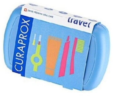 CURAPROX Travel Set Blue zestaw 1 sztuka