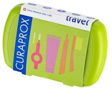 CURAPROX Travel Set Green zestaw 1 sztuka