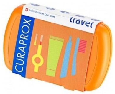 CURAPROX Travel Set Orange zestaw 1 sztuka