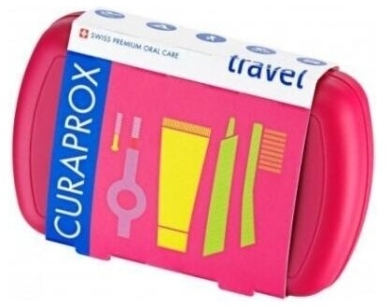 CURAPROX Travel Set Red zestaw 1 sztuka