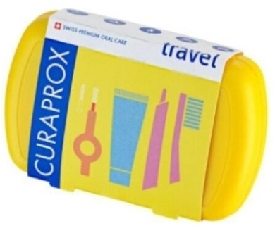 CURAPROX Travel Set Yellow zestaw 1 sztuka