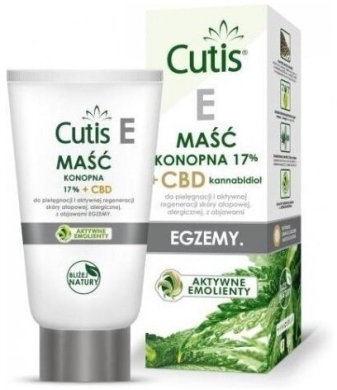 CUTIS E - EGZEMA krem konopny 17% + CBD 120 ml