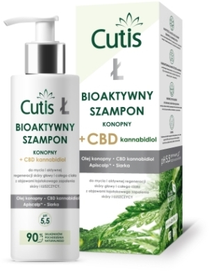 CUTIS Ł bioaktywny  Szampon konopny 200 ml
