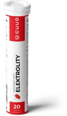 CUUD Elektrolity 20 tabletek musujących