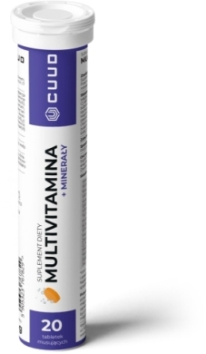 CUUD Multivitamina + Minerały 20 tabletek musujących