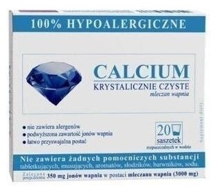 Calcium Krystalicznie Czyste 20 saszetek