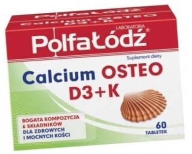 Calcium Osteo D3 + K 60 tabletek