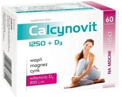 Calcynovit 1250 + D3 60 tabletek