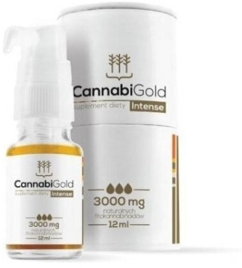 CannabiGold Intense 3000mg olej 12 ml