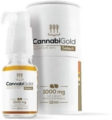 CannabiGold Select Olej Konopny CBD 1000mg 12ml 