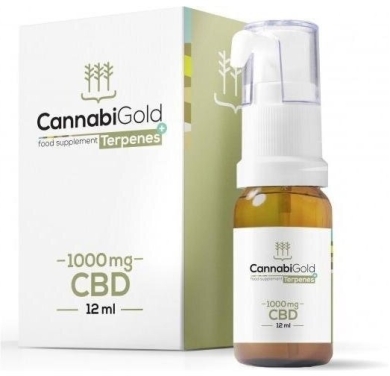 CannabiGold Terpenes+ 1000 mg olej 12ml