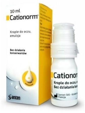 Cationorm krople do oczu 10 ml