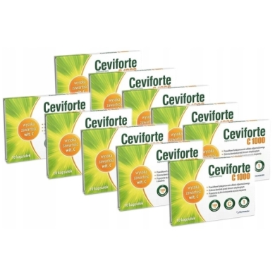 Ceviforte C 1000 10 kapsułek Wielopak x10