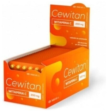 Cewitan Witamina C 200 mg 25 tabletek