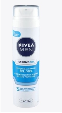 Chłodzący żel do golenia Sensitive 200 ml