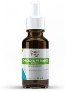 Chlorofil w płynie Natur Planet krople 30 ml