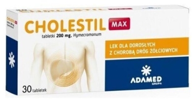 Cholestil Max 0,2 g 30 tabletek