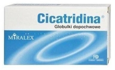 Cicatridina 2 g, 10 globulek dopochwowych
