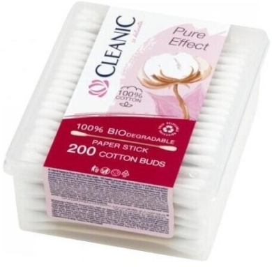 Cleanic Patyczki higieniczne (pudełko prostokątne) 200 szt.