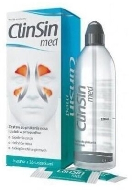 ClinSin med Irygator z 16 saszetkami