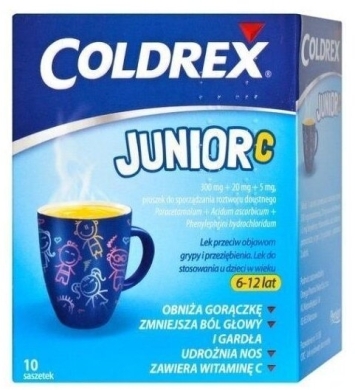Coldrex Junior C 10 saszetek