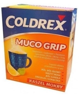 Coldrex Muco Grip proszek 10 saszetek