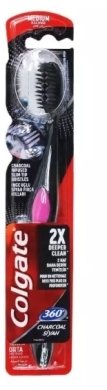 Colgate Szczoteczka 360 Black Medium