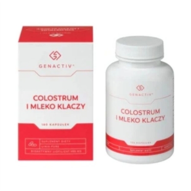 Colostrum i Mleko Klaczy Genactiv 180 kapsułek