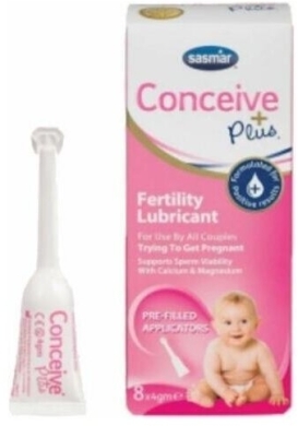 Conceive Plus - Lubrykant wspomagający zapłodnienie 8x4g