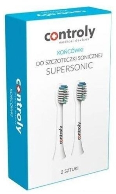Controly Supersonic Końcówki do szczoteczki sonicznej białe