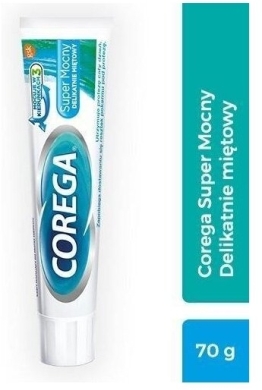 Corega Extra Strong Krem mocujący delikatnie miętowy 70 g
