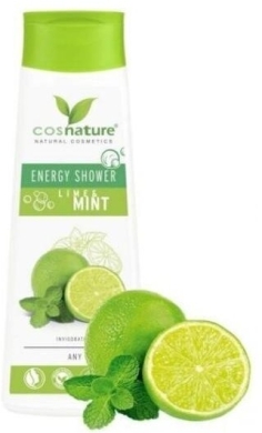Cosnature Naturalny energetyzujący żel pod prysznic z limonką i miętą 250ml