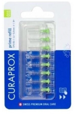 Curaprox CPS 011 prime refill końcówki do szczoteczek międzyzębowych 8 sztuk