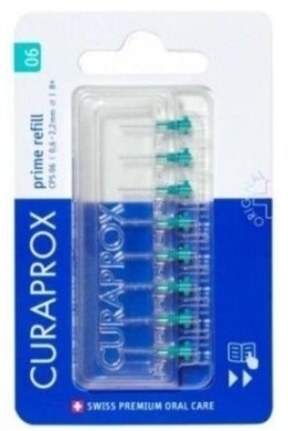 Curaprox cps 06 prime refill końcówki do szczoteczek międzyzębowych 8 sztuk