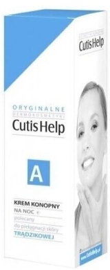 CutisHelp A Krem konopny na noc 30 ml