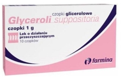 Czopki glicerolowe 1g 10 sztuk