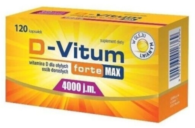D-Vitum Forte Max 4000 j.m. 120 kapsułek
