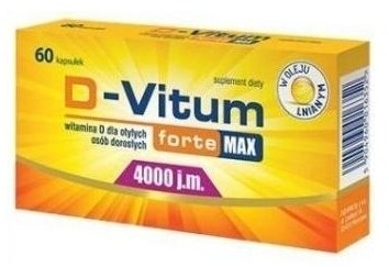 D-Vitum Forte Max 4000 j.m. 60 kapsułek