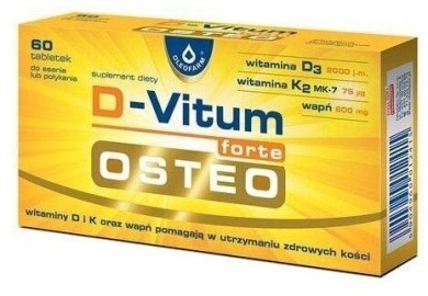 D-Vitum Forte Osteo 60 tabletek