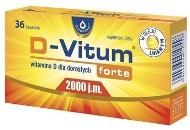 D-Vitum Forte Witamina D 2000 j.m. 36 kapsułek