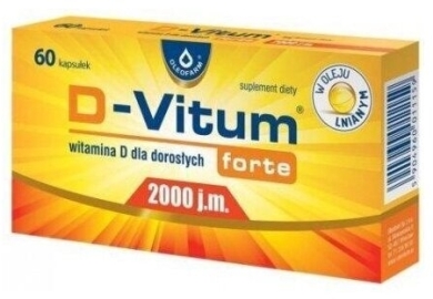 D-Vitum forte 2000 j.m. 60 kapsułek