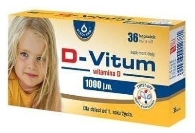 D-Vitum witamina D 1000 j.m. 36 kapsułek