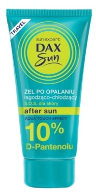 DAX SUN TRAVEL Żel chłodząco-łagodzący po opalaniu 10% D-Panthenol 50 ml